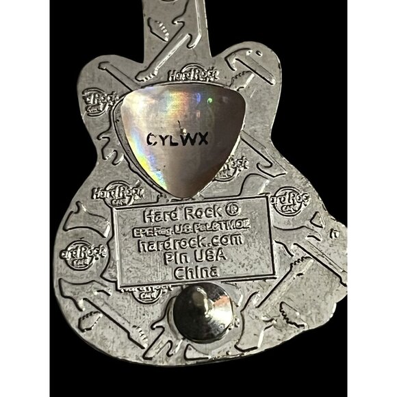 Hard Rock Cafe Memphis Elvis Guitar Pin Collectible CYLWX - Picture 4 of 7